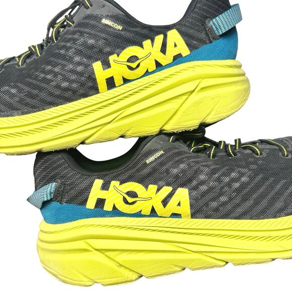 Hoka One One | Men | Rincon Black Citrus Mesh Athletic Running Shoes | Size 13 main image 11